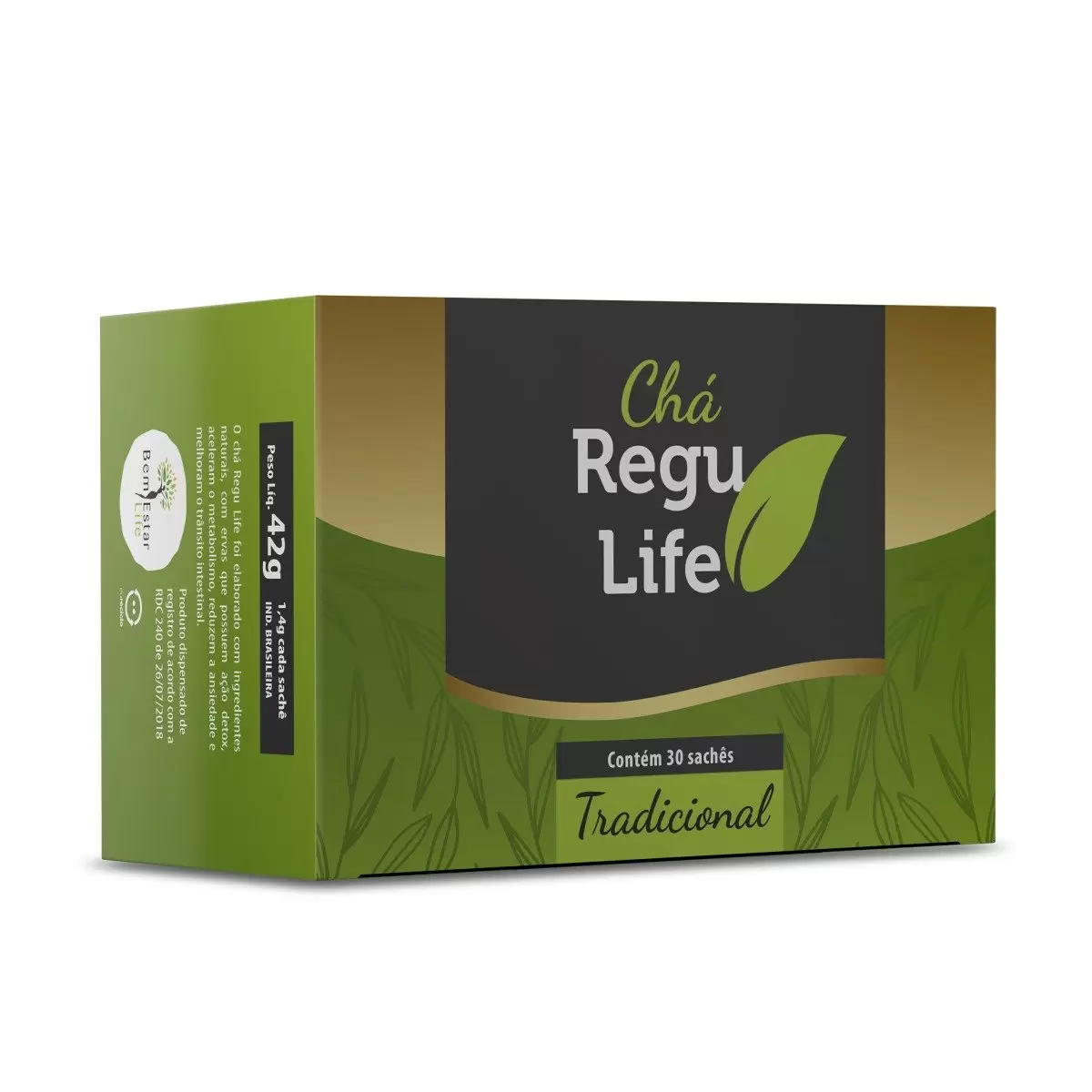 CHÁ REGU LIFE 30 SACHET - TRADICIONAL.