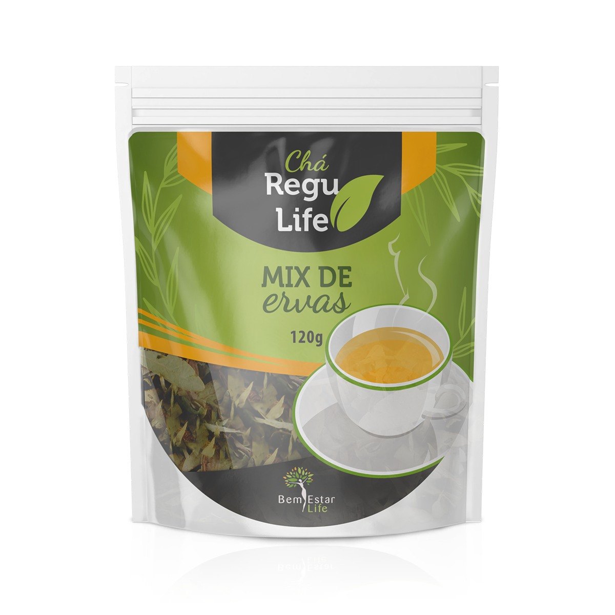 CHÁ REGU LIFE - DIGESTIVO E DIURETICO 120 G