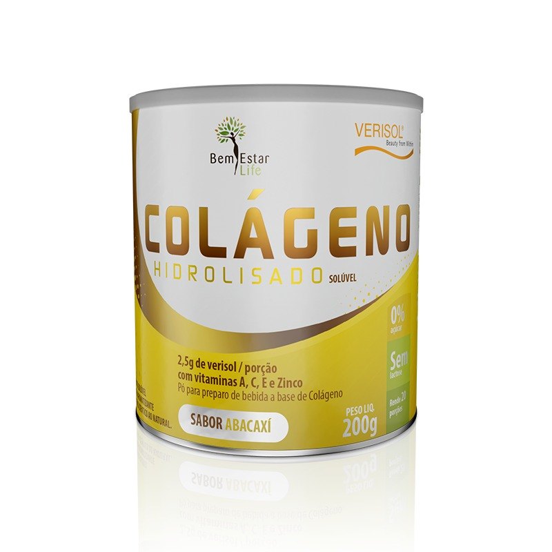 COLAGENO EM PÓ COM VERISOL SABOR ABACAXI