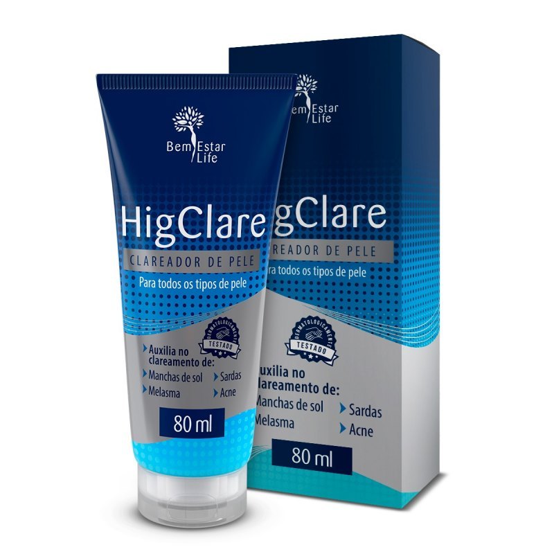 CREME CLAREADOR- FACIAL E CORPORAL HIGCLARE